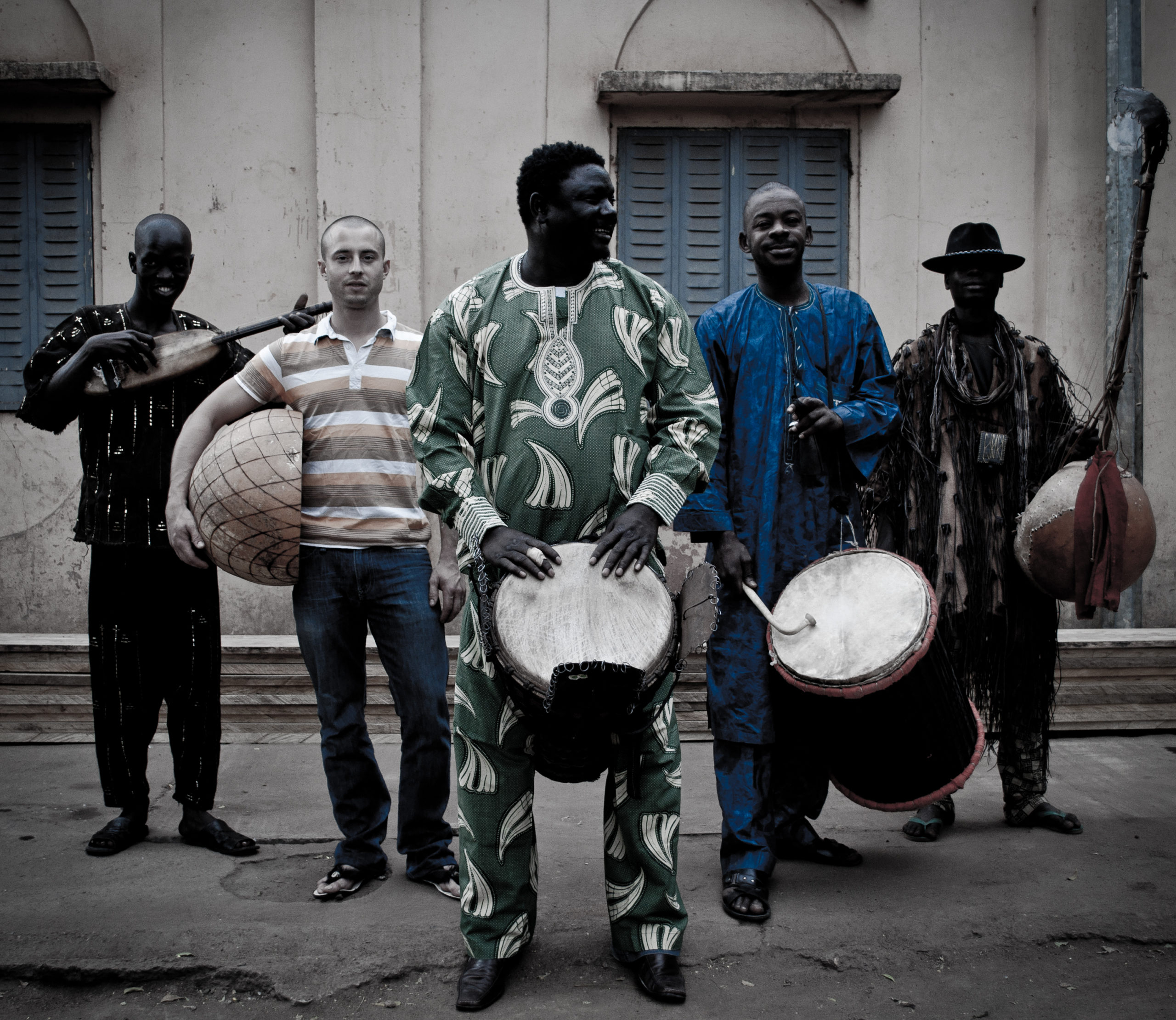 Das BKO Quintett, eine Band aus Mali, Afrika.