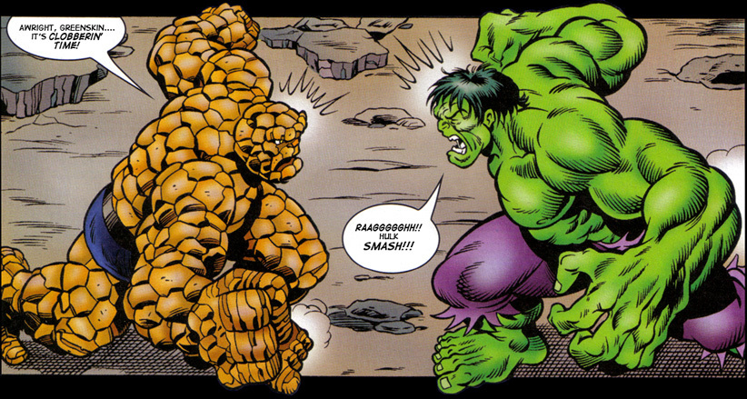 Marvel, Hulk, Ben, Thing