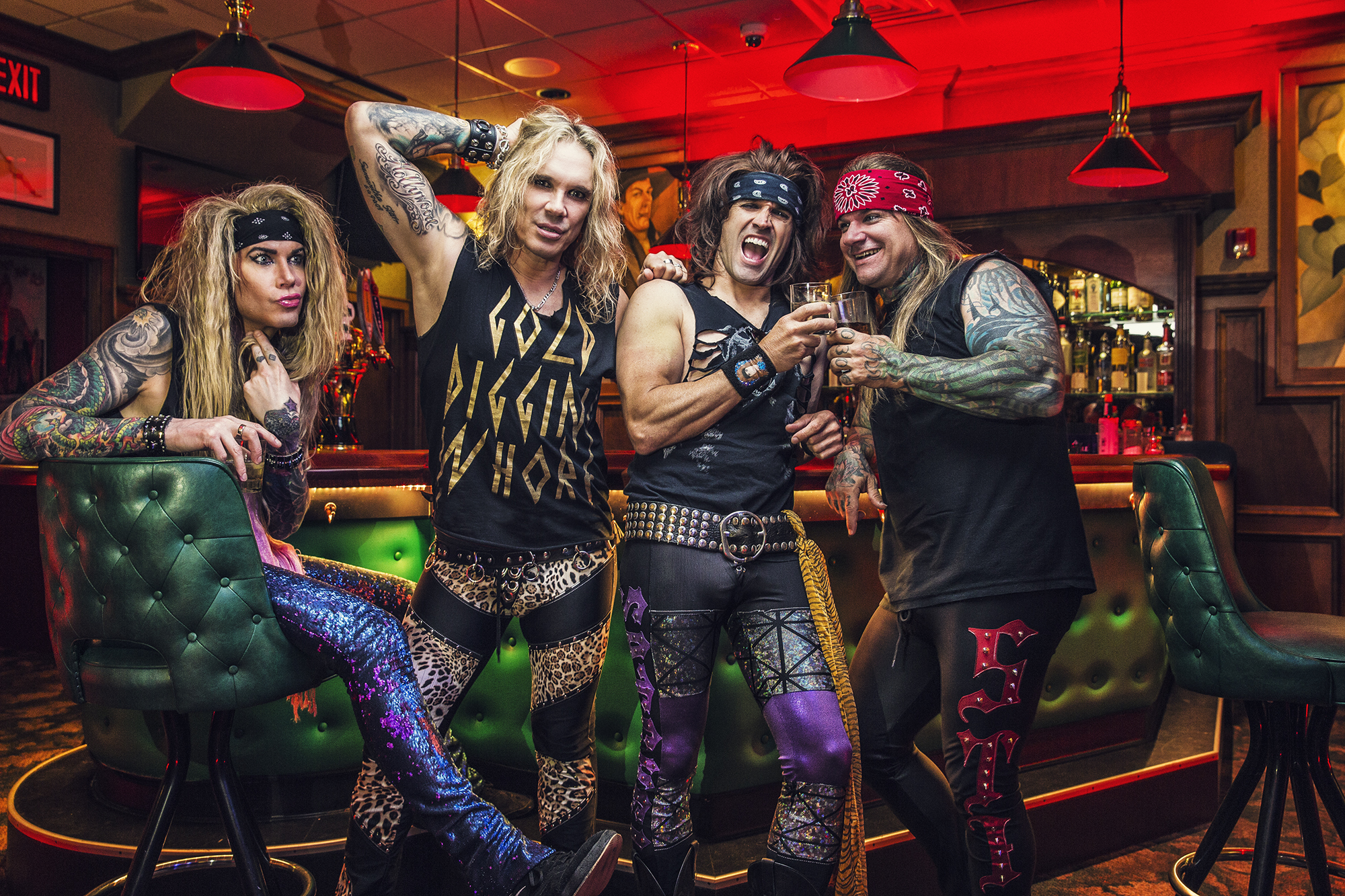 steel panther, glam rock, los angeles, berlin, balls out, lower the bar, michael starr