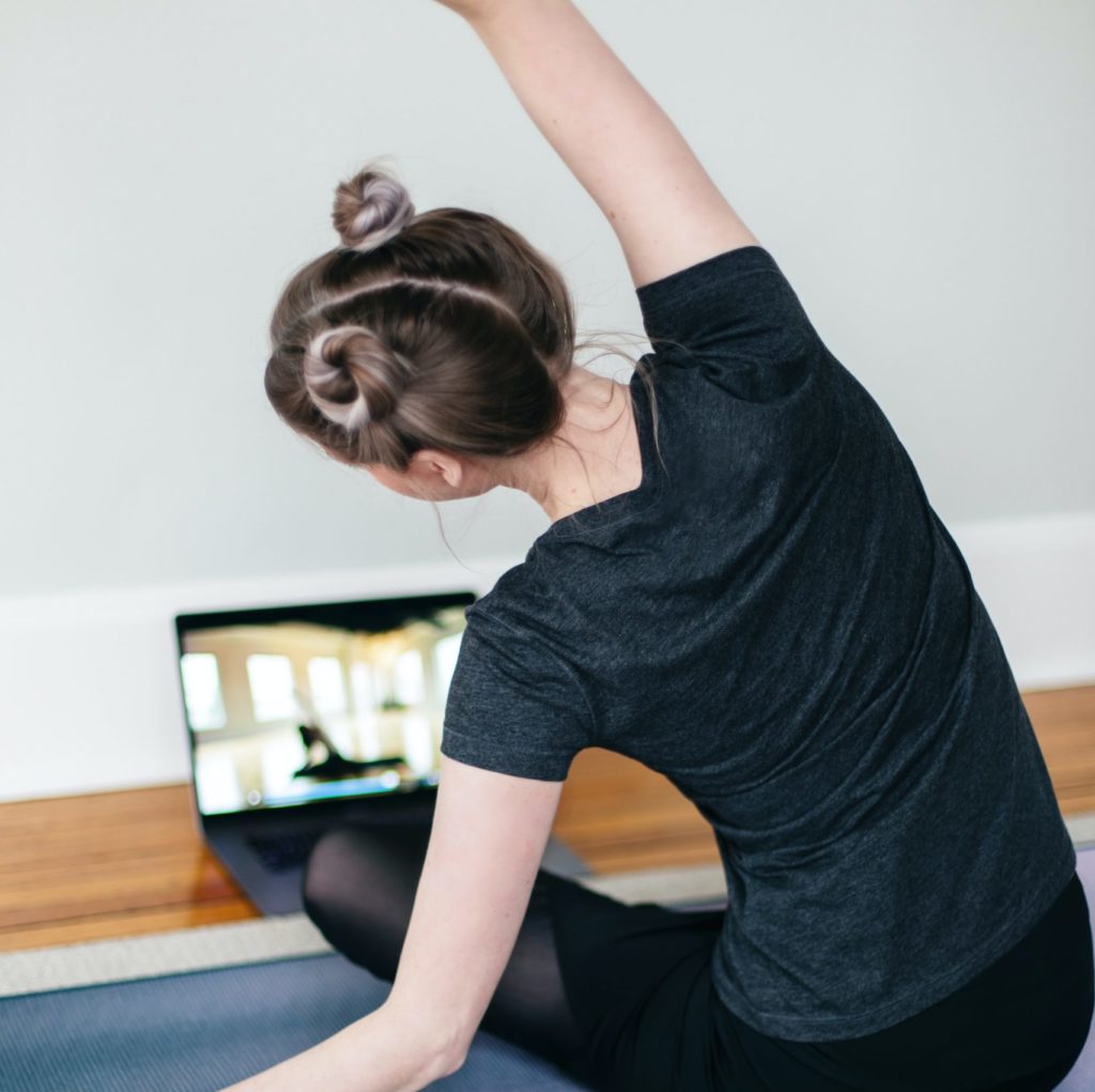 Yoga, Video, zu Hause, Bewegung