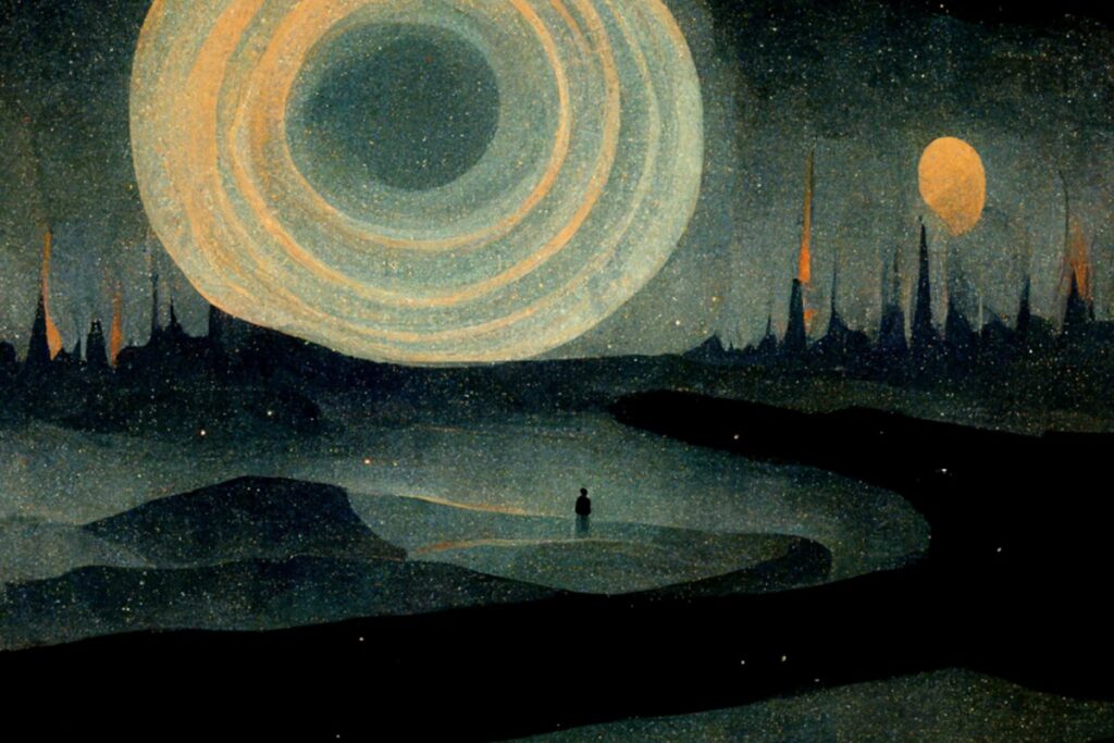 Litauisches Kino Goes Berlin feiert 15. Jubiläum – Vier Tage voller Filmkunst, Feminismus und KI-Debatten 5 Talk M.K. CIURLIONIS AI Visual